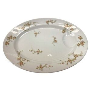 Antique Theodore Haviland Limoges France 13" Oval Serving Platter Circa 1903